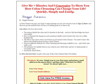 Tablet Screenshot of colon-cleanse-for-health.com